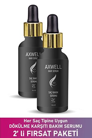 AXWELL SAÇ DÖKÜLMELERİNE KARŞI ONARICI BAKIM SERUMU 50ml*2 ADET