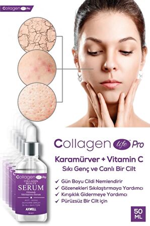 5 Tip Kolajen Tablet + Kolajen Krem + Kolajen Serum 3 Lü Fırsat Seti