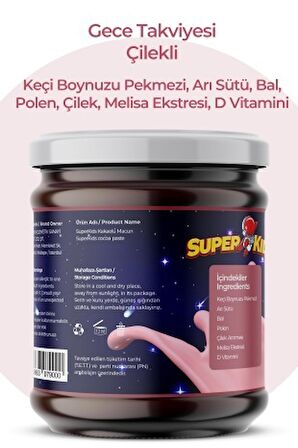 Superkids Çocuklar İçin Gündüz ve Gece Destek Macunu Seti 240 + 240 gr