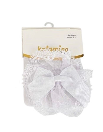 Katamino Kurdele Popo Aks. Kız Bebek Külotlu Çorap K32071 Karışık Renk