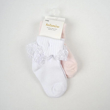 Akel 2'li Aks. Bebek Soket Çorap K44023 Asorti