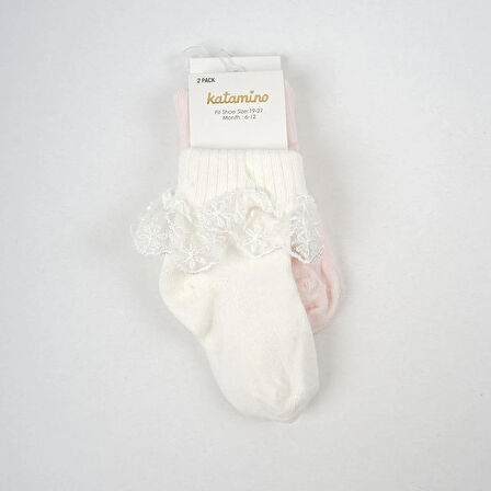 Akel 2'li Aks. Bebek Soket Çorap K44023 Asorti