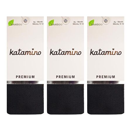 Katamino Liva Bebek Bambu Külotlu Çorap K36000 Siyah
