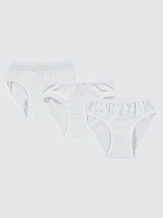 Katamino 3'lü Kız Külot Set - Standart