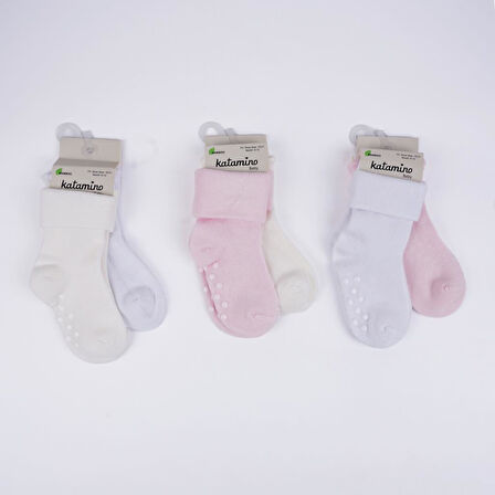 Katamino Monala Absli 2li Kız Modal Bebek Soket K44091 Asorti
