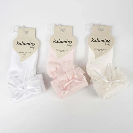 Anahid Aks Kız Bebek Soket Çorap K46310 Asorti