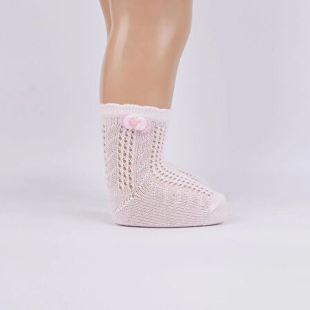 Maskot Aks File Kız Bebek Soket Çorap K43017 Asorti