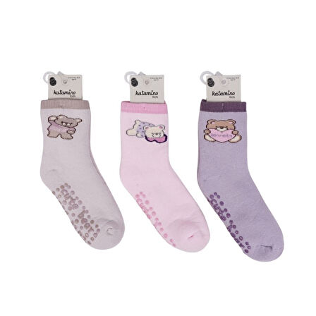 Katamino Riva Absli Kız Havlu Soket Çorap 250239 Asorti