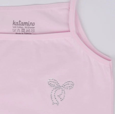Katamino Tatlım Kız İp Askılı Atlet Slip Takım K128622 Karışık Renk