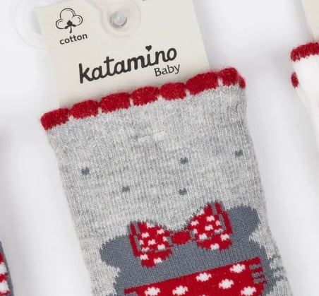 Katamino Pemba Kız Bebek Soket K46361 Asorti