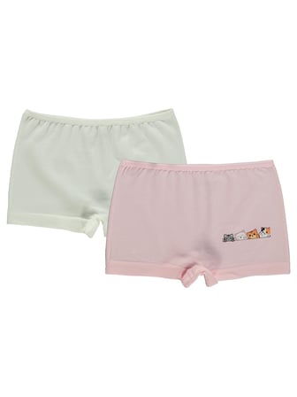 Artı Çorap Catler 2'li Kız Boxer - Standart