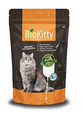 BioKitty Marsilya Sabunlu Tozsuz İnce Taneli Topaklanan Kedi Kumu 5 Lt