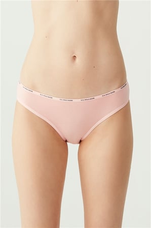 5'li Paket Kadın Düşük Bel Slip Pamuklu Karışık Renkli