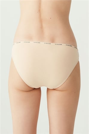 5'li Paket Kadın Düşük Bel Slip Pamuklu Karışık Renkli