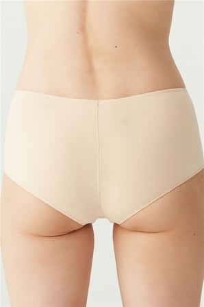 Kırmızı Somon Siyah Beyaz Ten 5'li Kadın Boxer