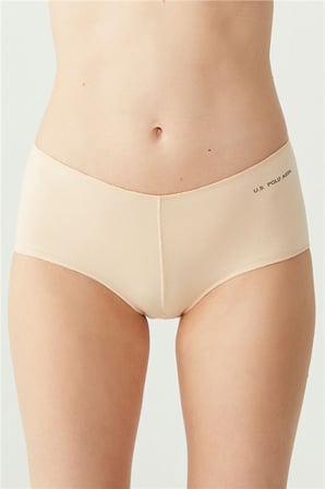 Kırmızı Somon Siyah Beyaz Ten 5'li Kadın Boxer