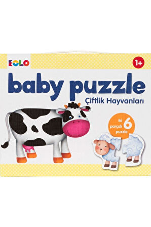 Eolo Baby Puzzle Çiftlik Hayvanlar