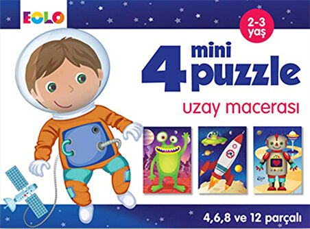 Eolo Macerası 2 - 3 Yaş Küçük Puzzle 4 - 6 - 8 - 12 Parça