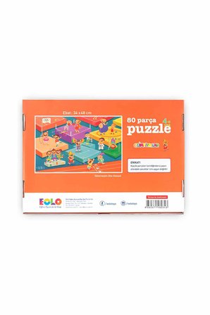Eolo Yayıncılık Yaşam 80 Parça Çocuk Puzzle