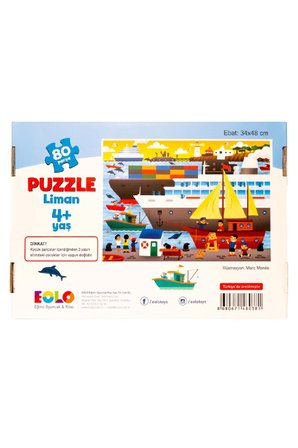 Eolo Yayıncılık Yaşam 80 Parça Çocuk Puzzle