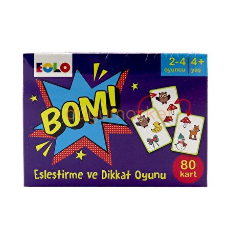 Eolo Bom Eşleştirme Ve Dikkat Oyunu