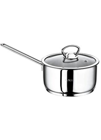 Oms 14 CM Çelik Sahan Kapaklı Mini Boy Silikon Kulplu