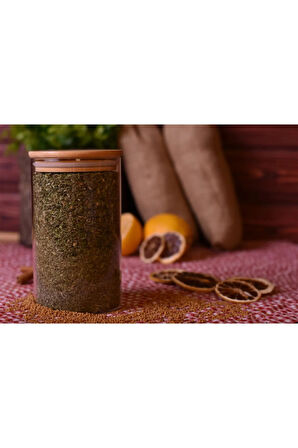 9112-L Rocio Bambu Kapaklı Saklama Kavanozu