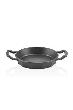 DODECA -3725 - Tek Parça, 16 Cm, Bio Granit, Döküm, Sahan, Antrasit Gövde