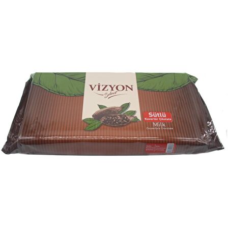 Vizyon Sütlü Kuvertür Çikolata 2,5 kg