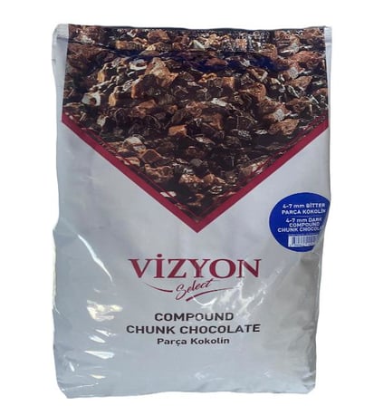 VİZYON PARÇA SELECT KOKOLİN BİTTER ÇİKOLATA 4-7MM (2,5KG)