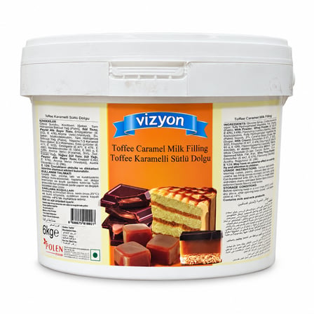 Vizyon Toffee Karamelli Sütlü Dolgu 6 kg