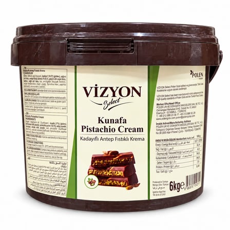 Vizyon Kadayıflı Antep Fıstıklı Krema 6 kg