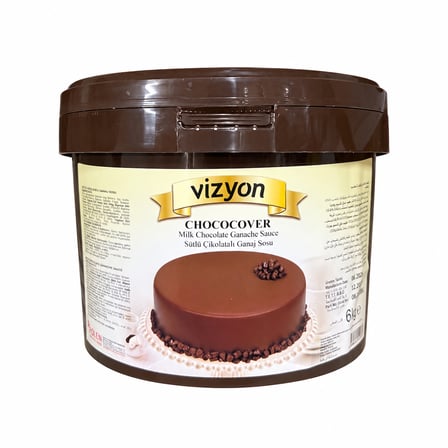 Vizyon Chococover Sütlü Çikolatalı Ganaj Sosu 6 kg
