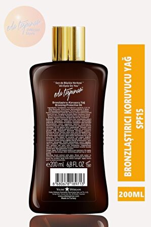 Eda Taşpınar Bronzlaştırıcı Koruyucu Yağ Spf 15 - 200 ML