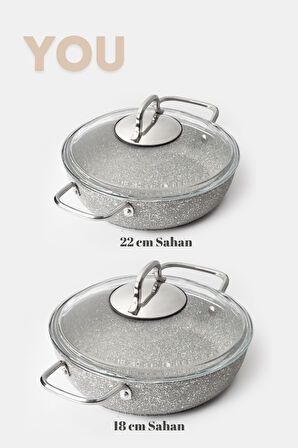 You Granit 4 Parça Sahan Set