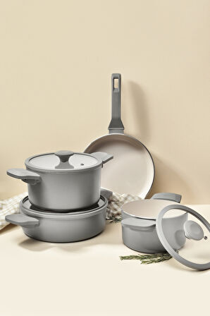 LUNA 7 PARÇA TENCERE SETİ