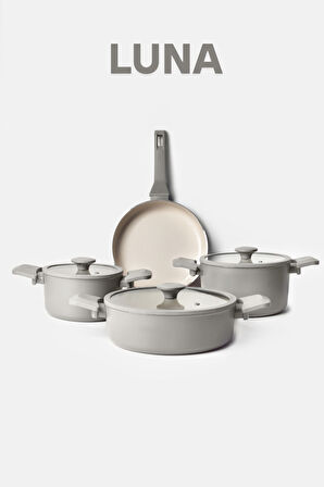 LUNA 7 PARÇA TENCERE SETİ