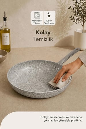 Urla 7 Parça Granit Tencere Tava Seti