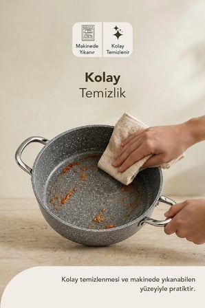 Urla Granit Derin Tencere 24 Cm