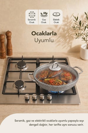 Urla Granit Karnıyarık Tenceresi 28 Cm