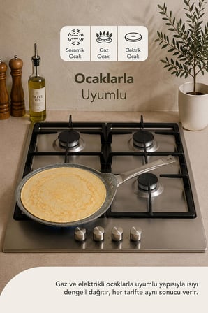 Urla 26 cm Granit Krep ve Pankek Tavası