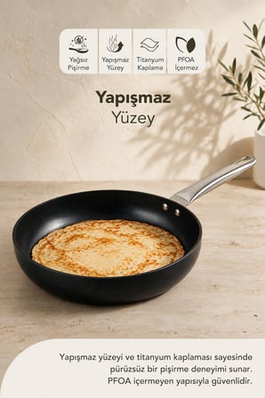 Esperanza Titanyum Tava 26 cm