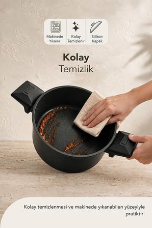Cristel Titanyum Derin Tencere 20 Cm