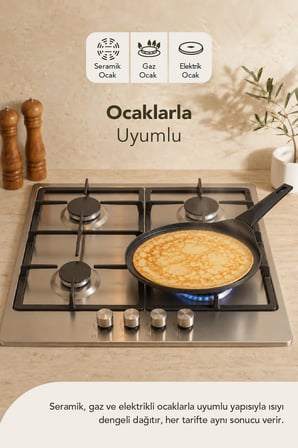 Cristel Titanyum Krep Tava 26 cm
