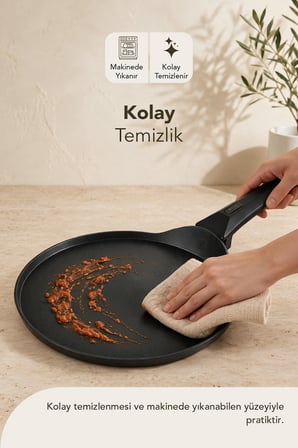 Cristel Titanyum Krep Tava 26 cm