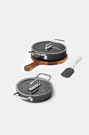 FİN 6 Parça sahan set (18-22 cm sahan, spatula, nihale, )