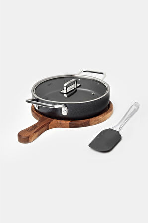 FİN 6 Parça sahan set (18-22 cm sahan, spatula, nihale, )