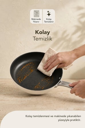 Esperanza Titanyum Tava 24 cm Krem 