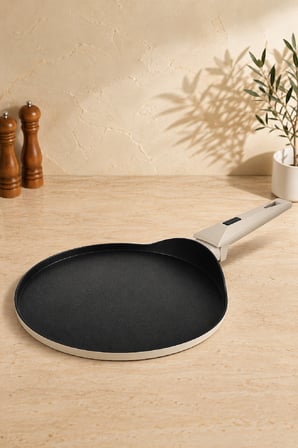 Cristel Titanyum Krep Tava 26 Cm Krem