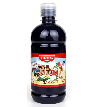 Lets Guaj Boya 500 Ml Plastik Siyah L-5109